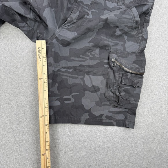 Kuhl Shorts Mens 36 Blue Gray Camo Ambush Cargo Tactical Utility Hiking Outdoor - Picture 15 of 16